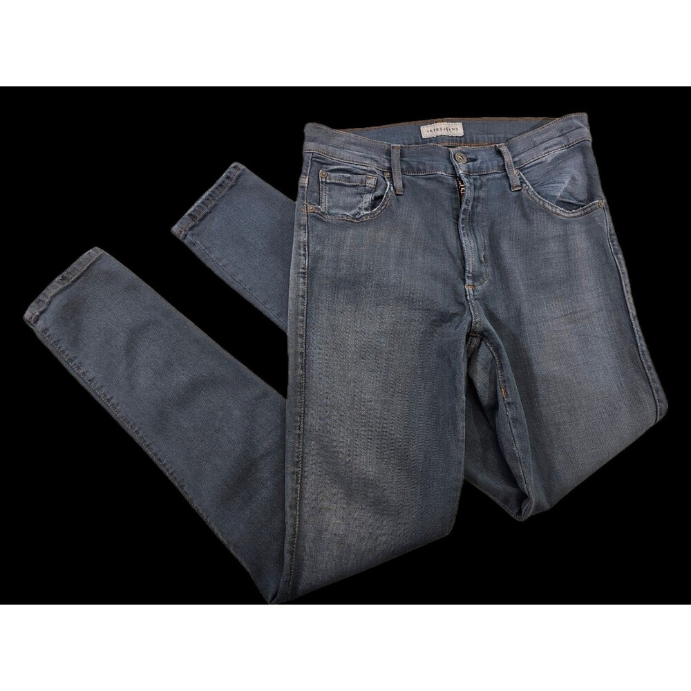 James Jeans 30 High‎ Class Skinny Ankle High Rise Denim Blue Pants Stretch EUC
